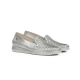 Zapatos Mocasines Mujer Fluchos Sella F2144 Plata