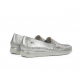Zapatos Mocasines Mujer Fluchos Sella F2144 Plata