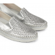 Zapatos Mocasines Mujer Fluchos Sella F2144 Plata