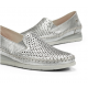 Zapatos Mocasines Mujer Fluchos Sella F2144 Plata