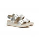 Sandalias Cuña Mujer Dorking Slam D9291 Plata