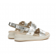 Sandalias Cuña Mujer Dorking Slam D9291 Plata