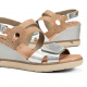 Sandalias Cuña Mujer Fluchos Smash F2169 Plata
