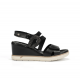 Sandalias Cuña Mujer Fluchos Smash F2169 Negro