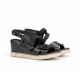 Sandalias Cuña Mujer Fluchos Smash F2169 Negro
