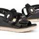 Sandalias Cuña Mujer Fluchos Smash F2169 Negro