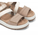 Sandalias Cuña Mujer Fluchos Street F2165 Taupe