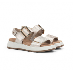 Sandalias Cuña Mujer Fluchos Street F2166 Taupe