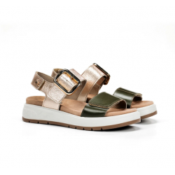 Sandalias Cuña Mujer Fluchos Street F2166 Verde