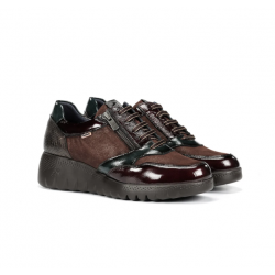 Zapatos Deportivos Mujer Fluchos Live F2248 Marrón