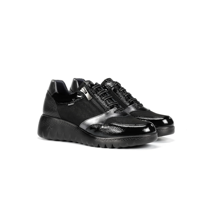 Zapatos Deportivos Mujer Fluchos Live F2248 Negro