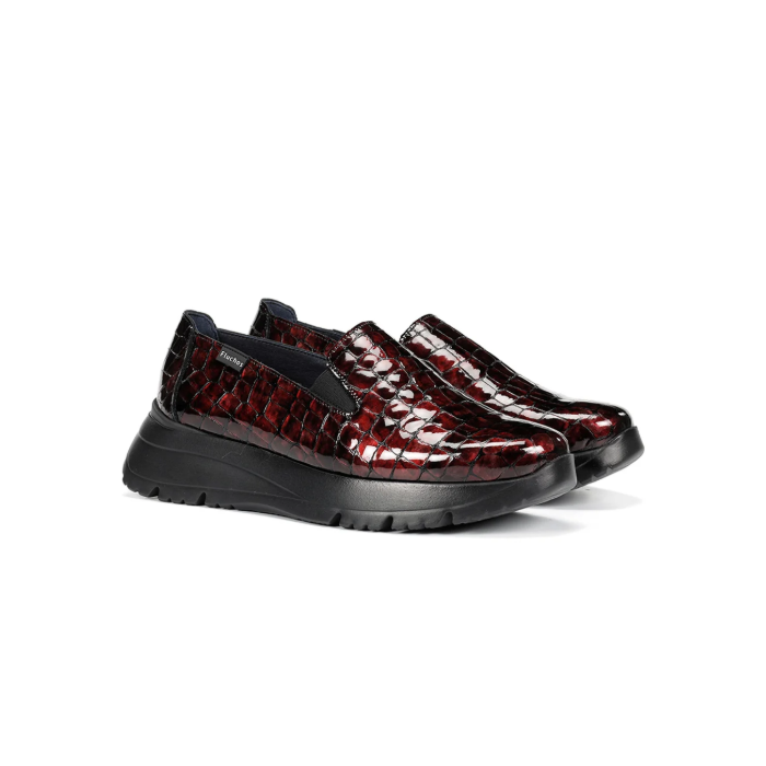 Zapatos Mujer Fluchos Eira F2159 Rojo