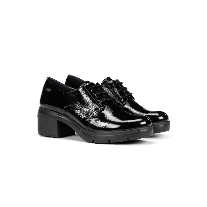 Zapatos Tacón Mujer Fluchos Fugaz F2242 Negro