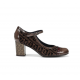 Zapatos Tacón Mujer Dorking Rodin D8669 Marrón