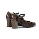 Zapatos Tacón Mujer Dorking Rodin D8669 Marrón