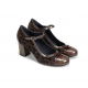 Zapatos Tacón Mujer Dorking Rodin D8669 Marrón