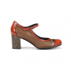 Zapatos Tacón Mujer Dorking Rodin D8669 Marrón