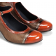 Zapatos Tacón Mujer Dorking Rodin D8669 Marrón