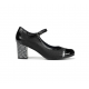 Zapatos Tacón Mujer Dorking Rodin D8669 Negro