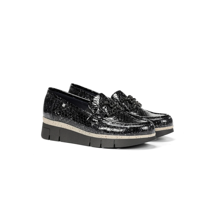Zapatos Mocasines Mujer Dorking India  D9325 Gris