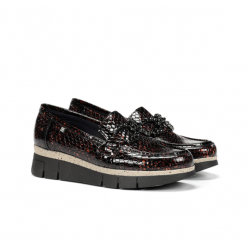 Zapatos Mocasines Mujer Dorking India  D9325 Marrón