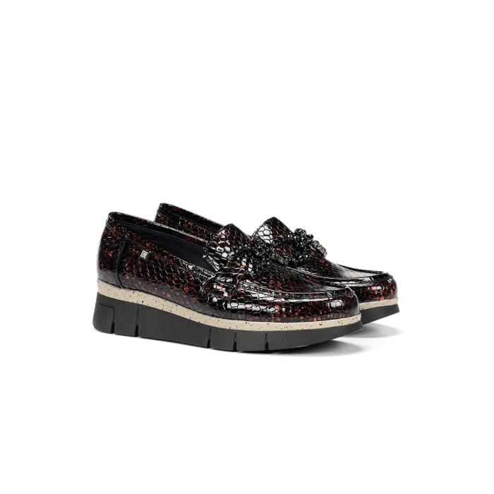 Zapatos Mocasines Mujer Dorking India  D9325 Marrón