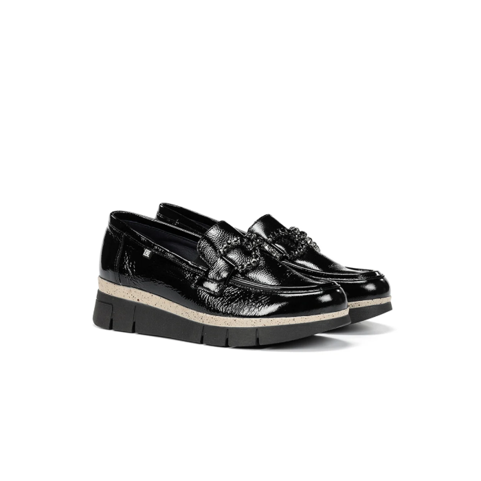 Zapatos Mocasines Mujer Dorking India  D9325 Negro