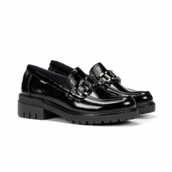 Zapatos Mocasines Mujer Dorking Cady D9578 Negro