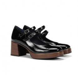 Zapatos Tacón Mujer Dorking Cristel D9437 Negro
