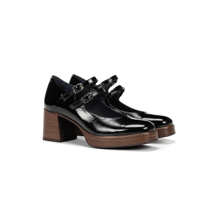 Zapatos Tacón Mujer Dorking Cristel D9437 Negro