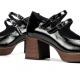 Zapatos Tacón Mujer Dorking Cristel D9437 Negro