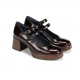 Zapatos Tacón Mujer Dorking Cristel D9437 Burdeos