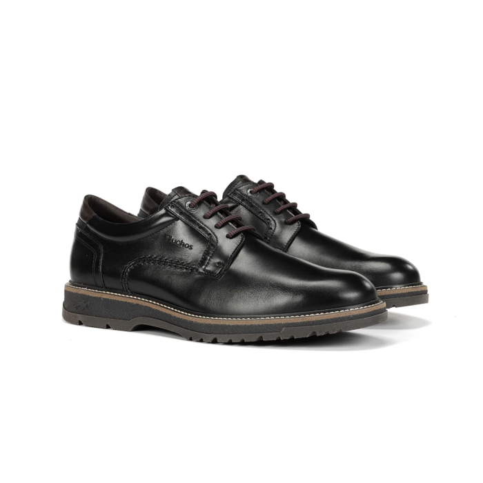 Zapatos Hombre Fluchos Buggy F2319 Negro