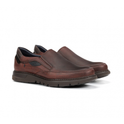 Zapatos Mocasines Hombre Fluchos Celtic F0249 SlipOn Marrón