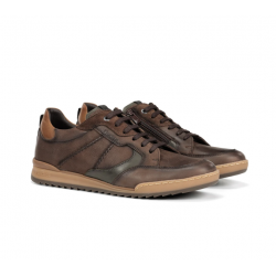 Zapatos Deportivos Hombre Fluchos Elder F2273 Marrón